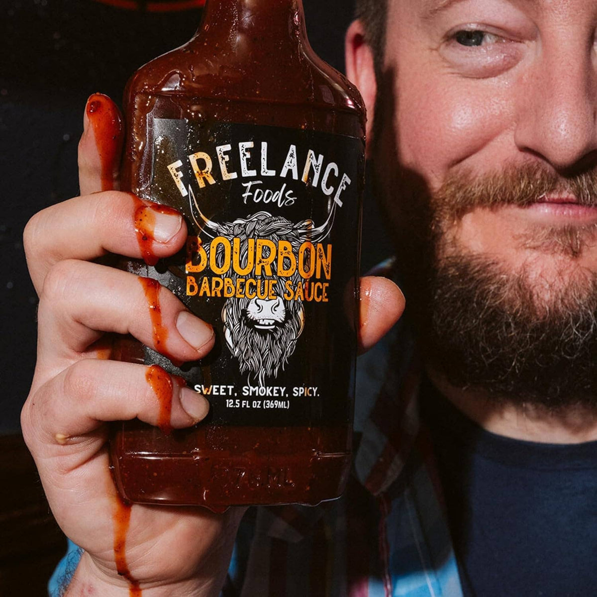 Freelance Foods Bourbon BBQ Sauce | Sweet, Smoky & Spicy
