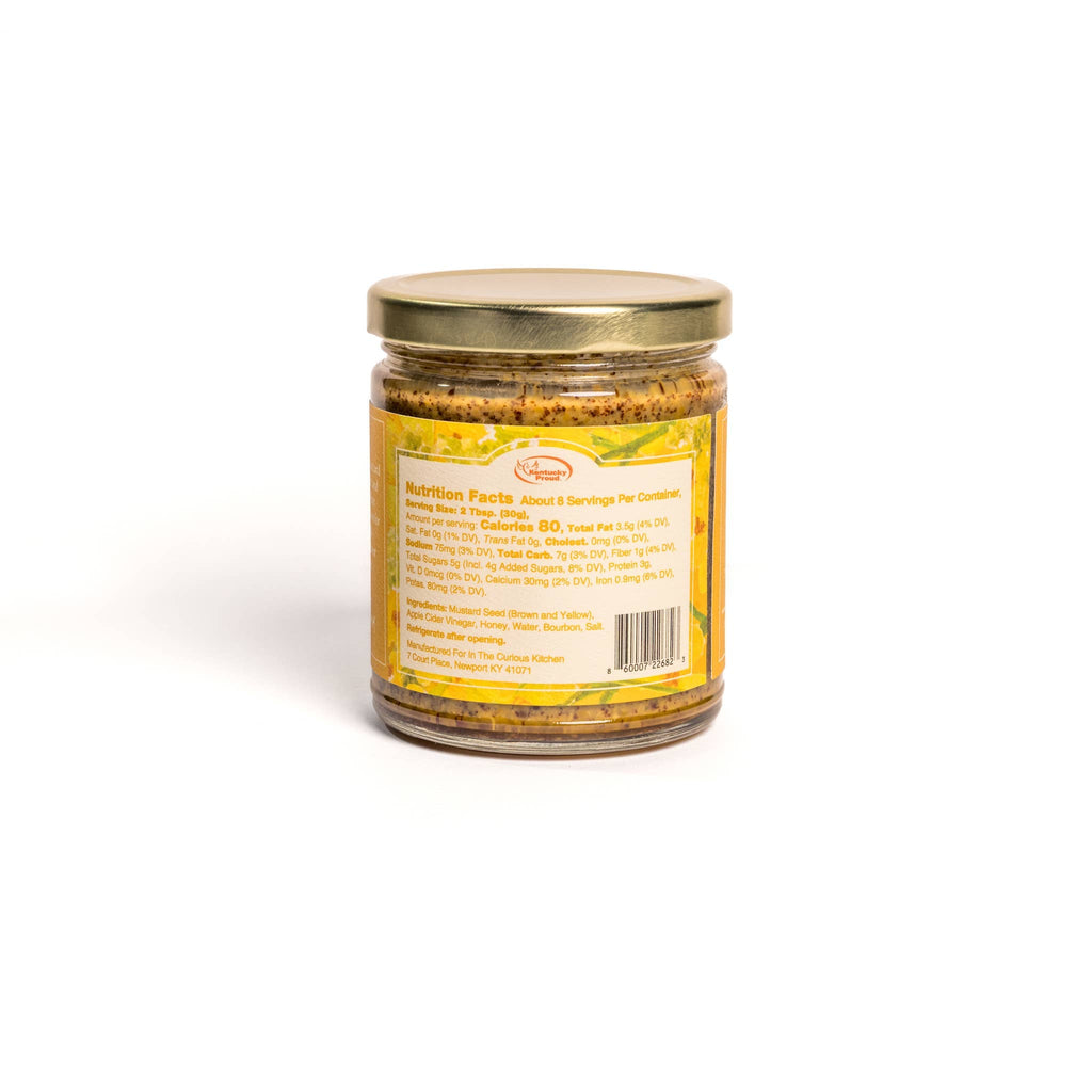 Bourbon Honey Mustard 9 oz | Small Batch Gourmet Mustard