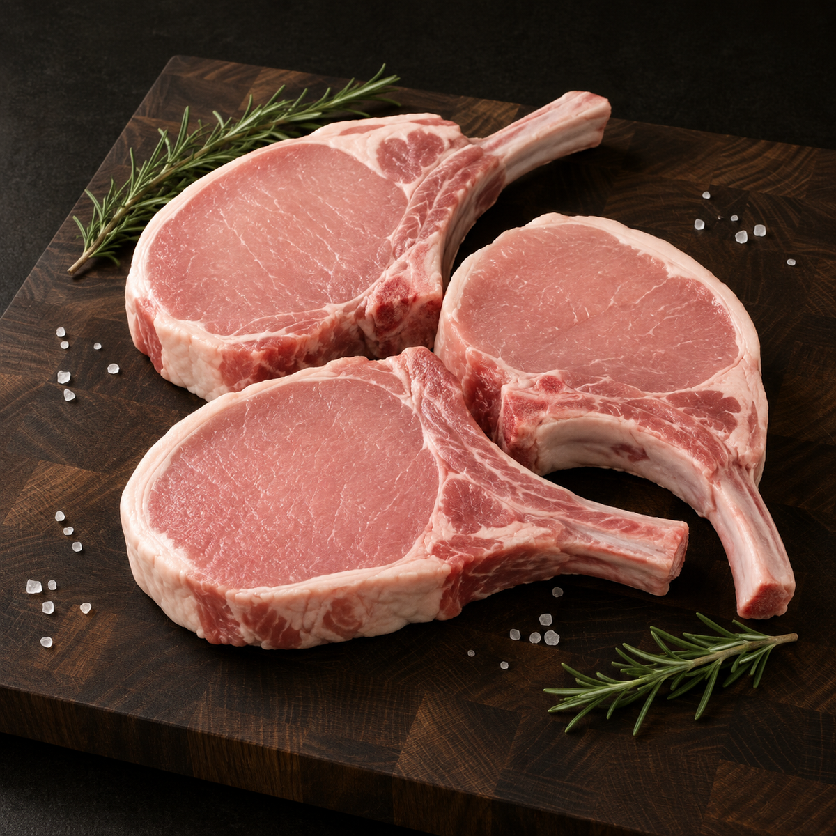 Bone-in Pork Chops Pkg - Frozen