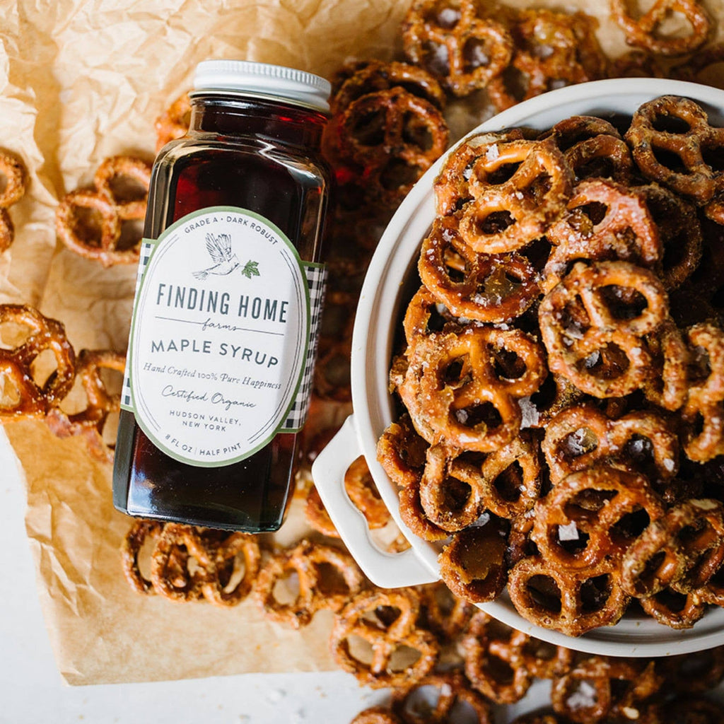 100% Pure Organic Maple Syrup - 8 oz Farmhouse Bottle
