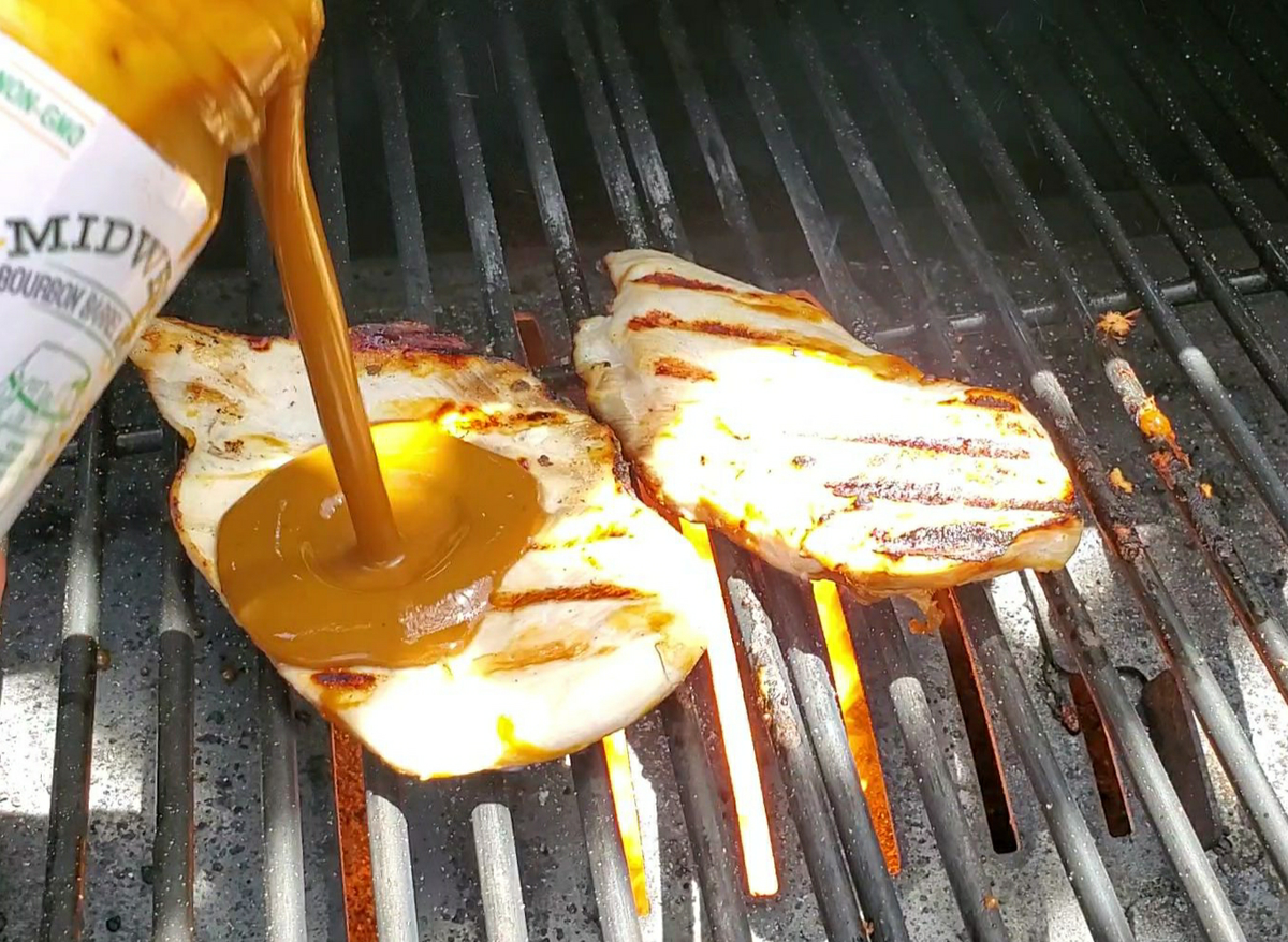 Midwest Fresh Bourbon Barrel Mustard | Mustard BBQ Sauce