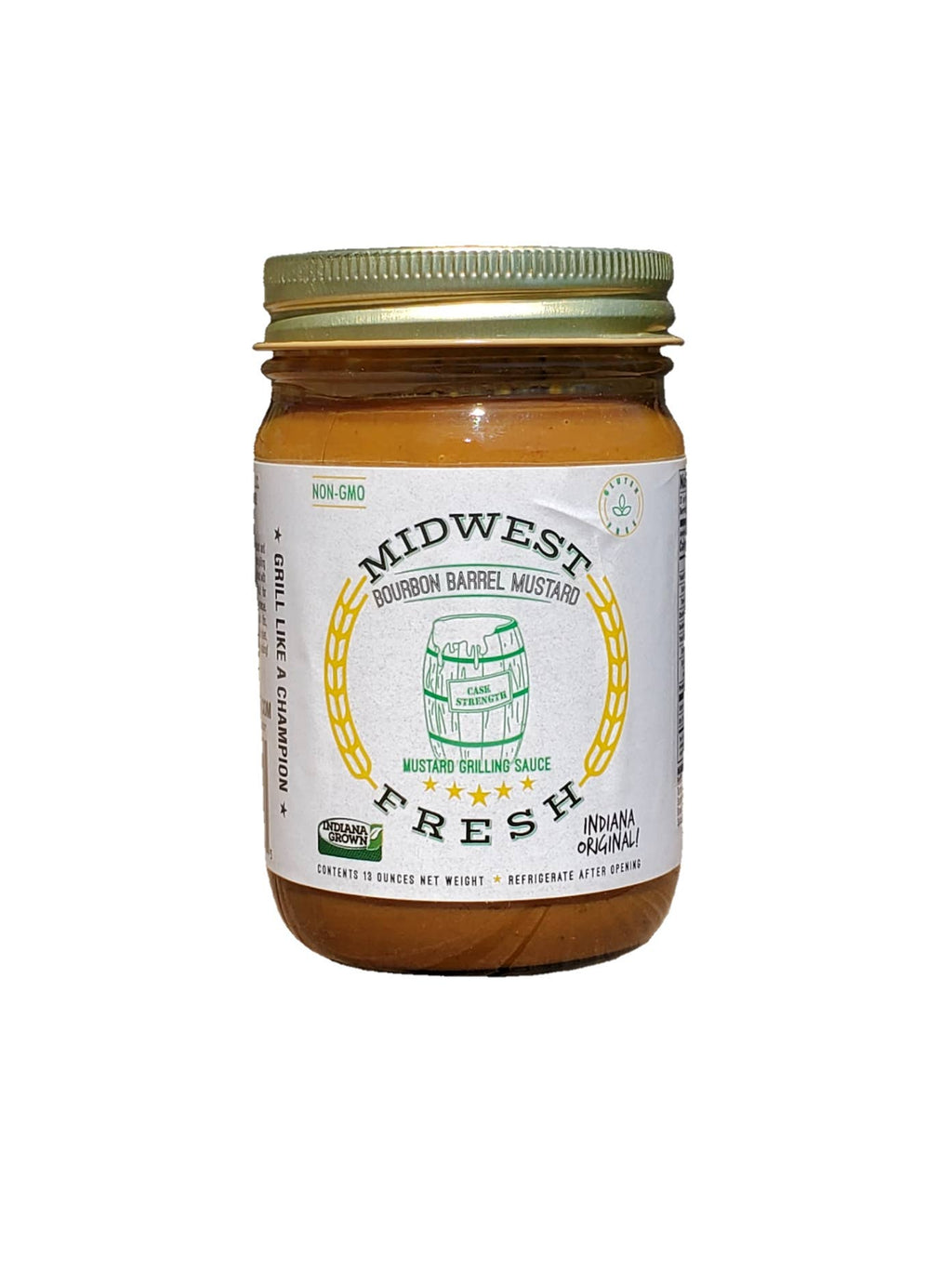 Midwest Fresh Bourbon Barrel Mustard | Mustard BBQ Sauce
