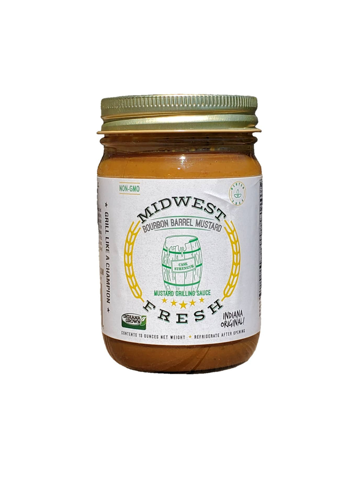 Midwest Fresh Bourbon Barrel Mustard | Mustard BBQ Sauce