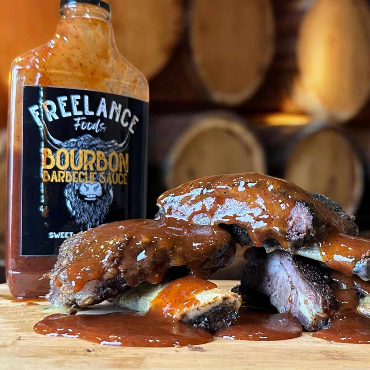 Freelance Foods Bourbon BBQ Sauce | Sweet, Smoky & Spicy