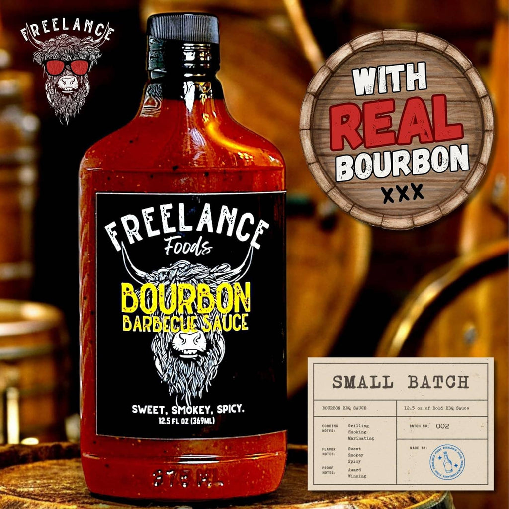 Freelance Foods Bourbon BBQ Sauce | Sweet, Smoky & Spicy