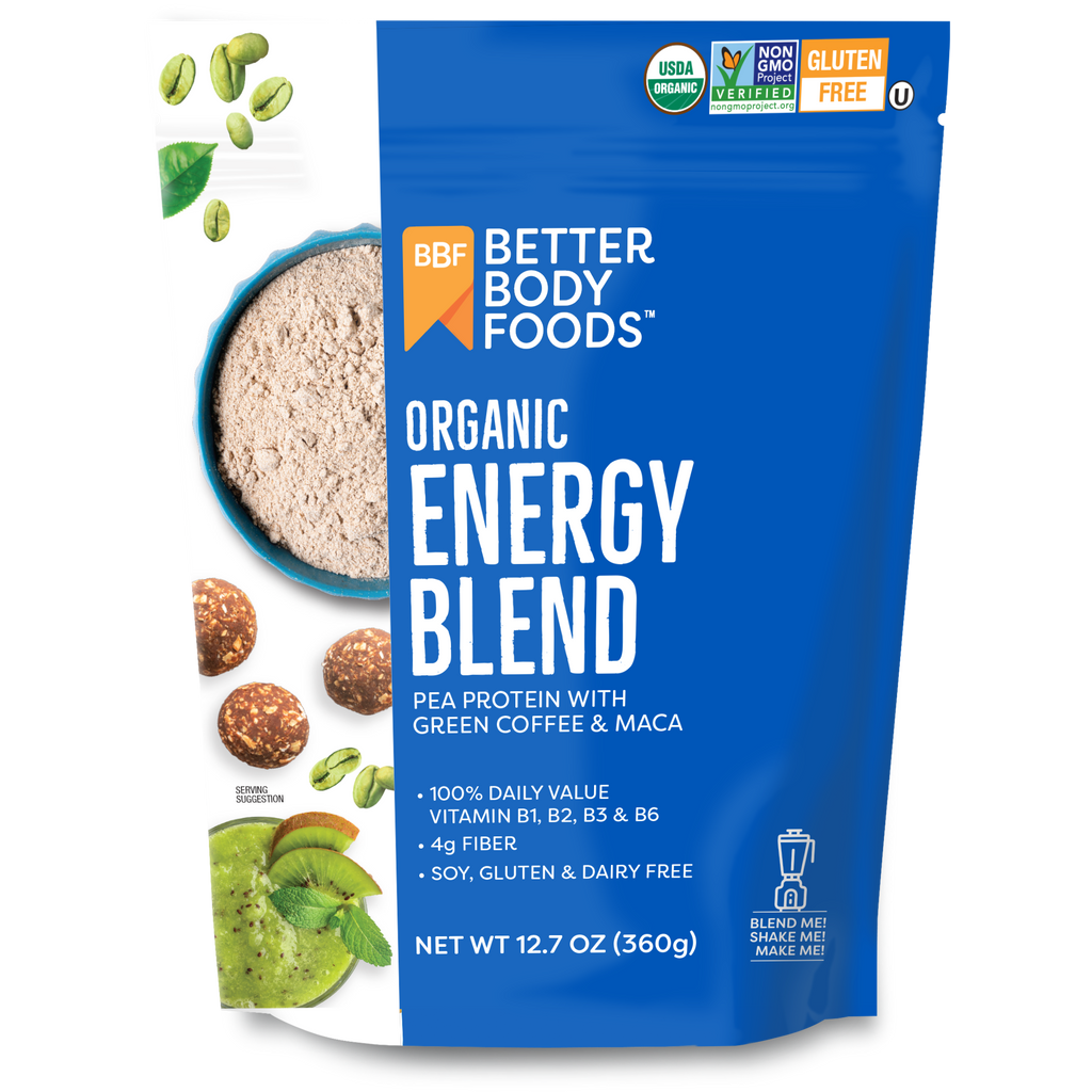 BetterBody Foods Organic Energy Blend 360 g - 6-pk RRP Case